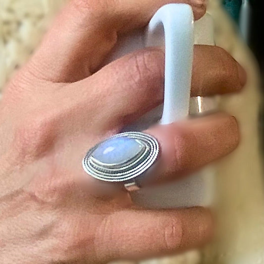 Bagues Pierre de Lune - Argent 925 - La Spirituelle -