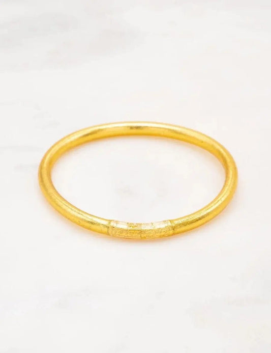 Joncs bouddhistes épais doré Byartmexbijoux