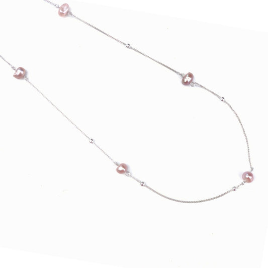 Collier en Perles d'eau douce et Argent 925 - Raffinement Naturel Byartmexbijoux