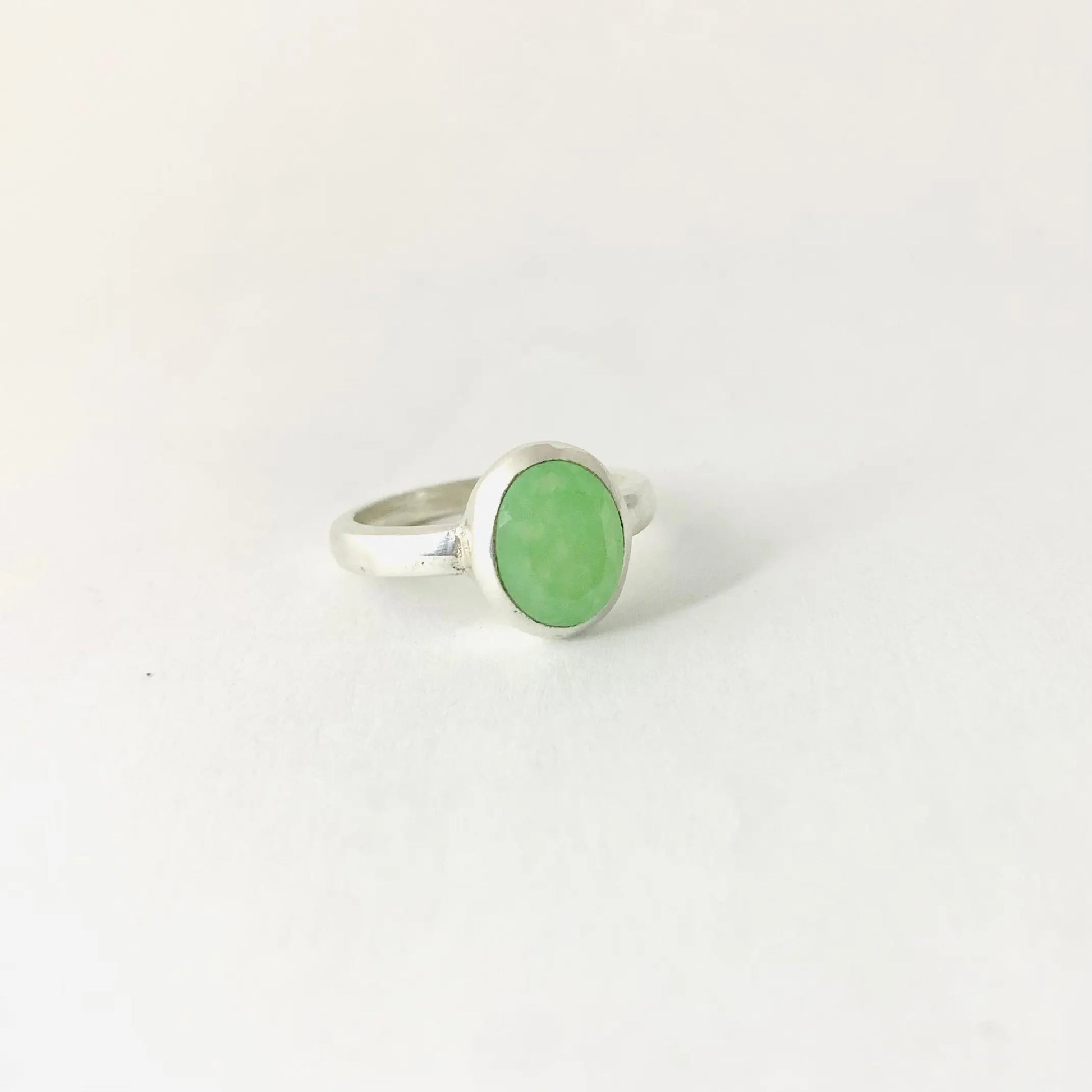 Bague en Jade impérial et argent 925 byartmexbijoux