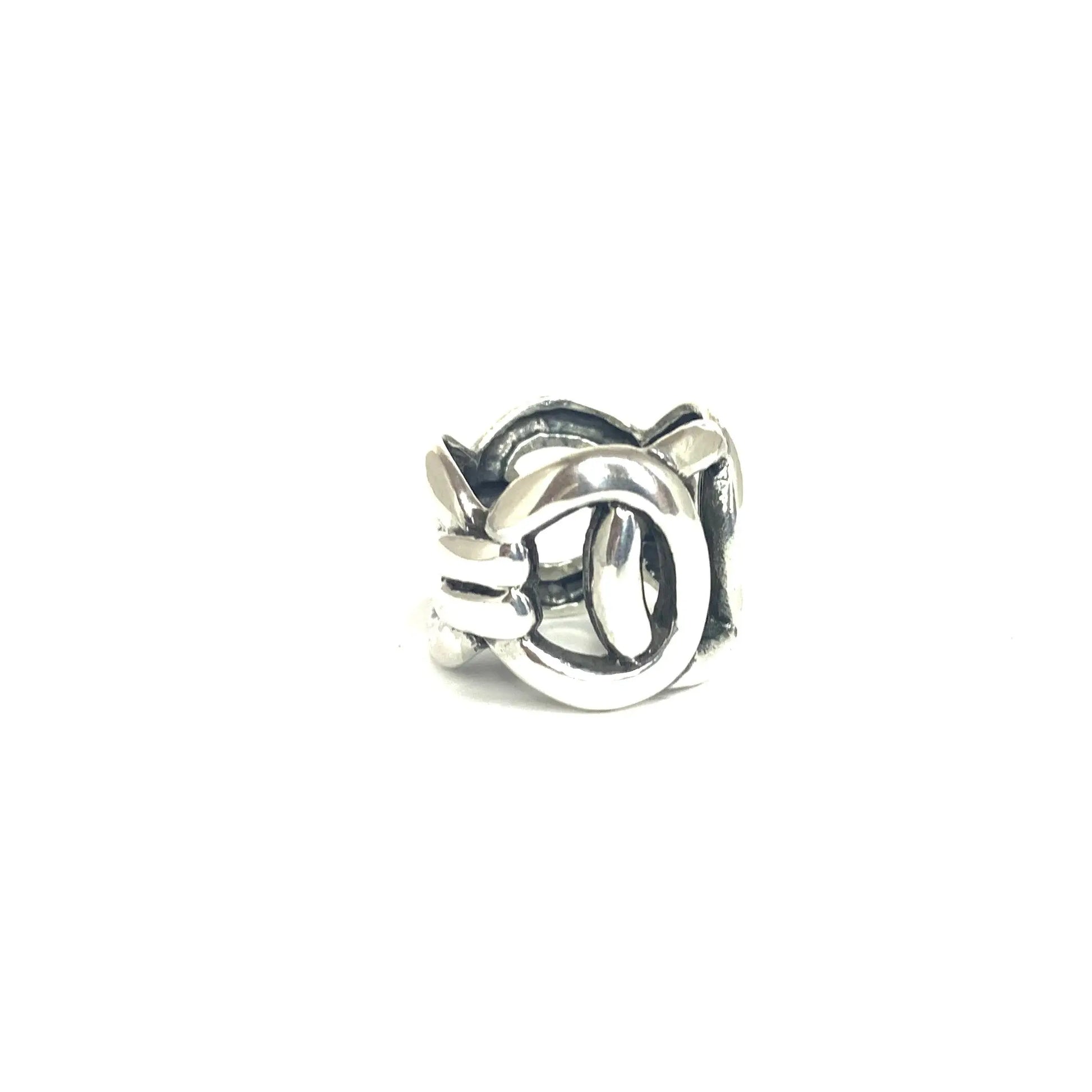 Bague maillon argent massif byartmexbijoux