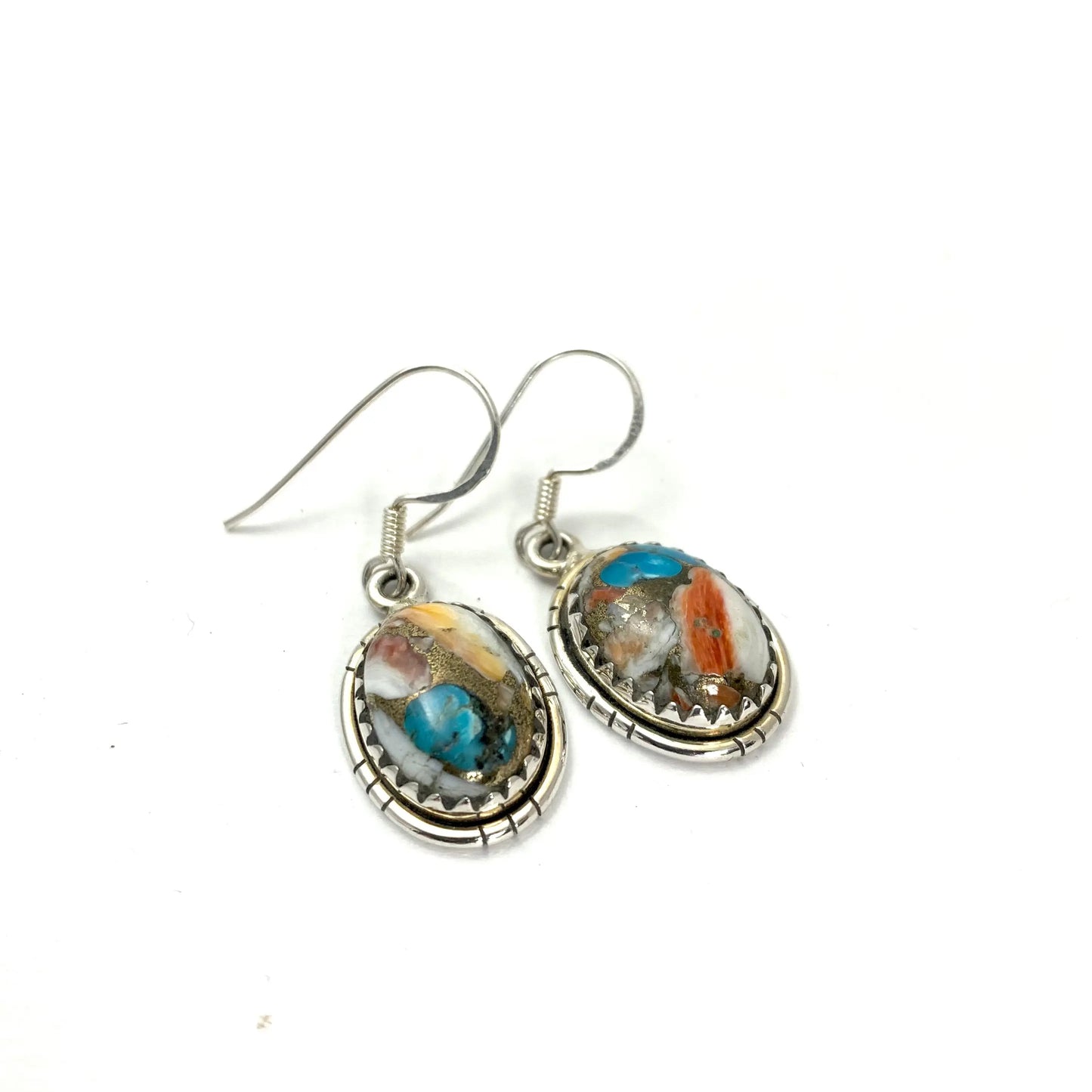 Boucles Copper Turquoise Arizona byartmexbijoux