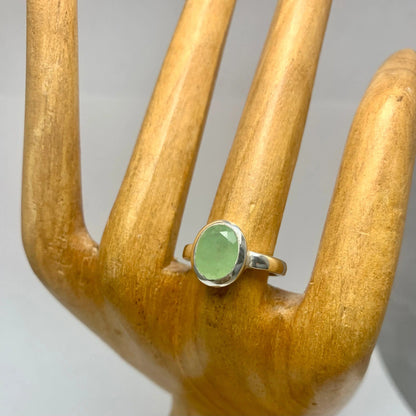 Bague en Jade impérial et argent 925 - byartmexbijoux