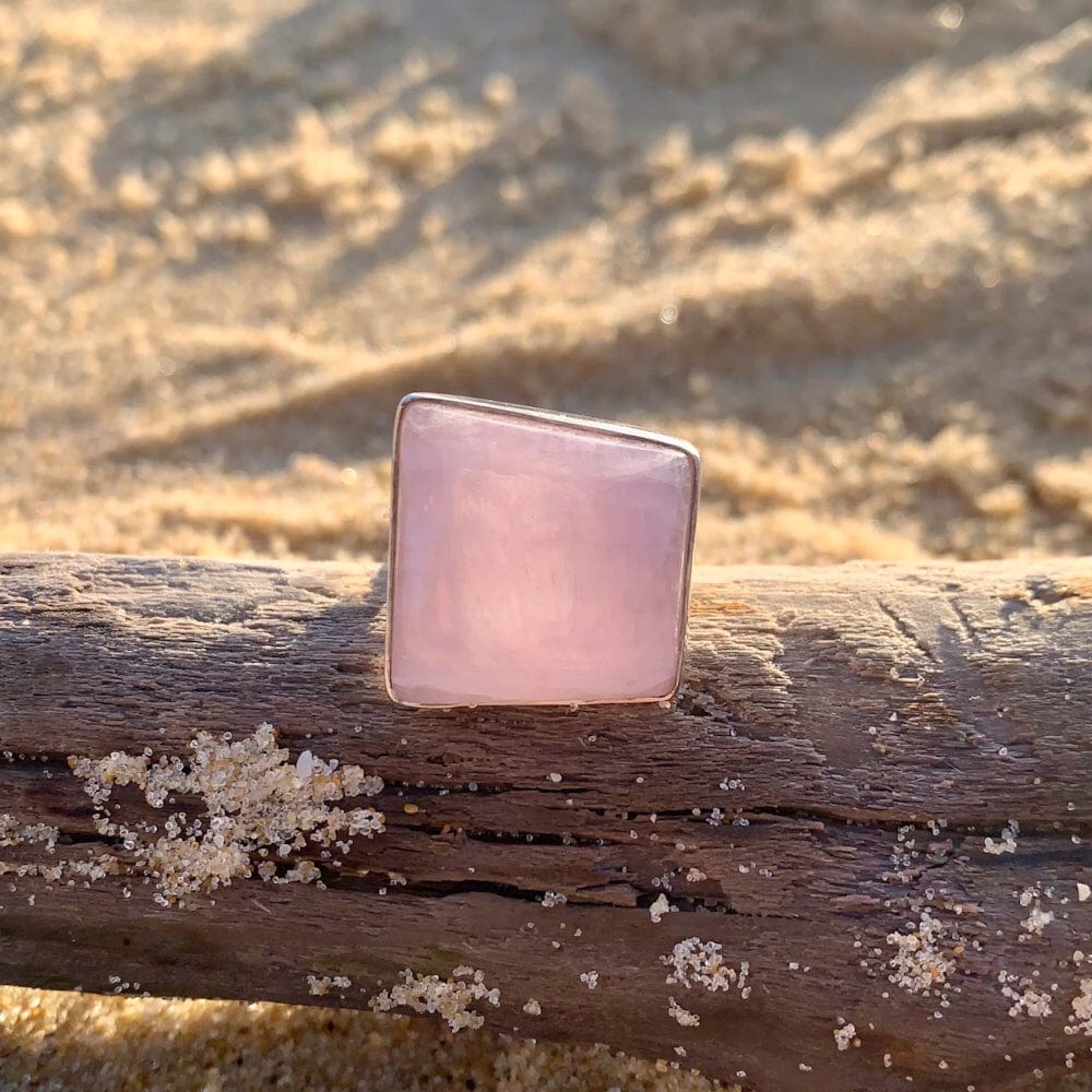 Bague en Kunzite Naturelle - Argent 925 - Byartmexbijoux - L'Empathe -