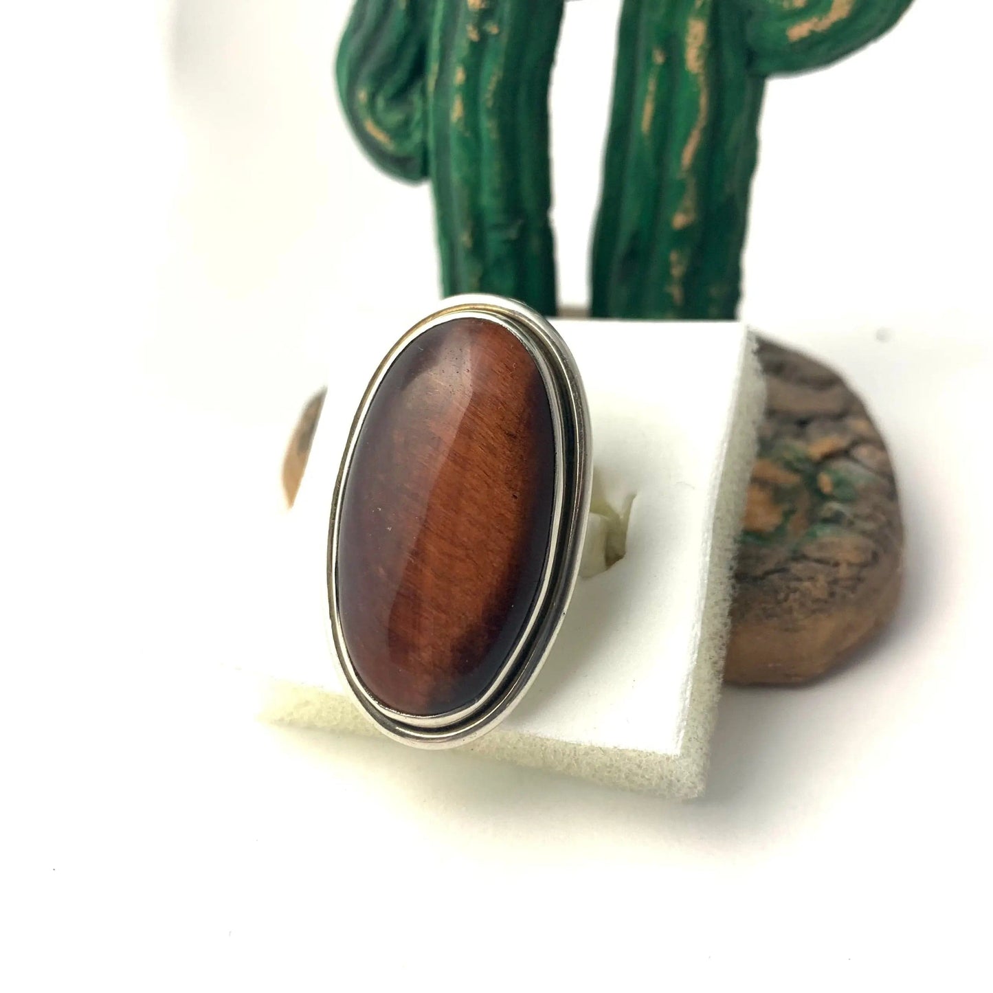 Bague œil de taureau - byartmexbijoux