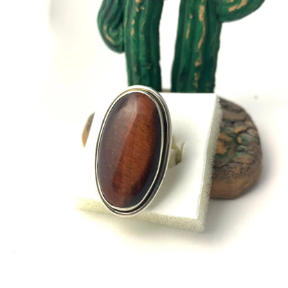 Bague œil de taureau - byartmexbijoux