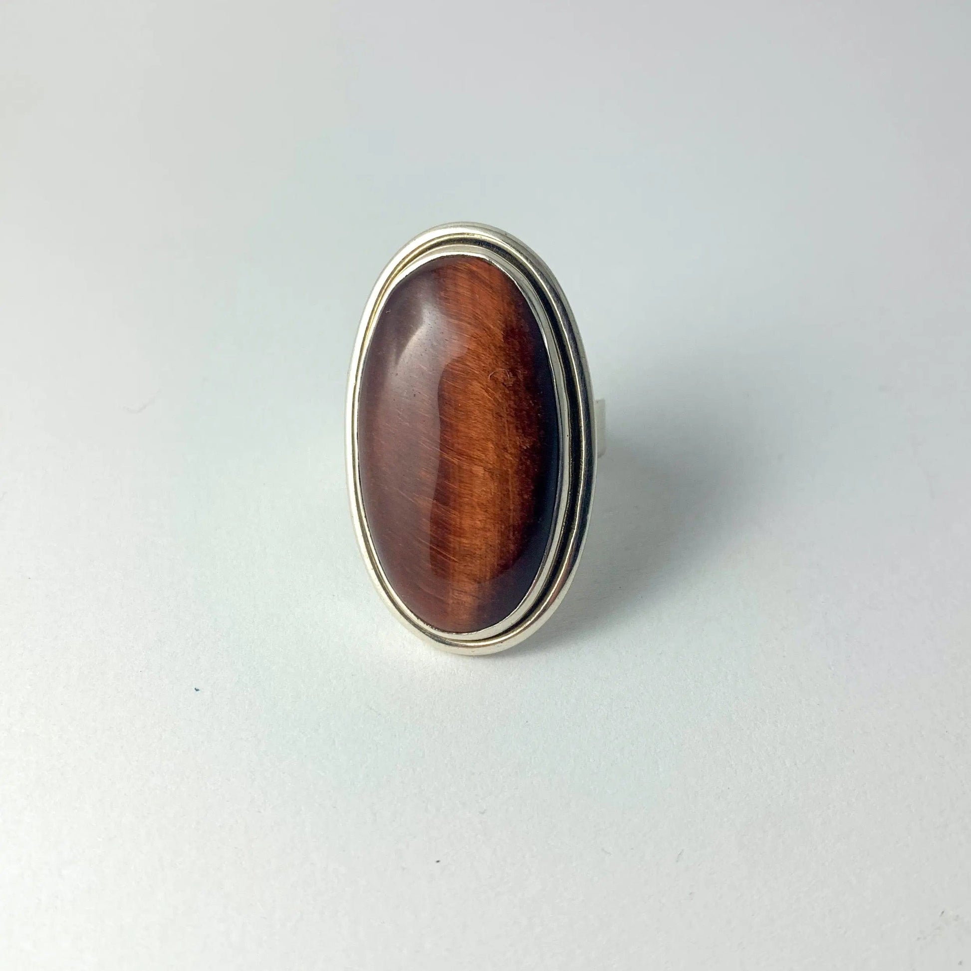 Bague œil de taureau - byartmexbijoux