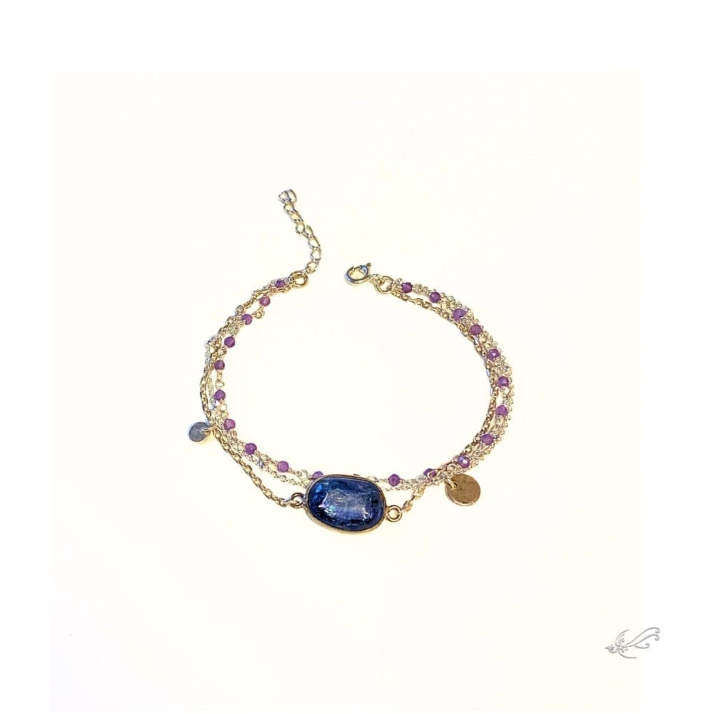 Bracelet en Pierres Naturelles et Argent 925 - Carina - Harmonie et équilibre -