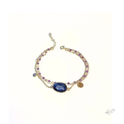 Bracelet en Pierres Naturelles et Argent 925 - Carina - Harmonie et équilibre -