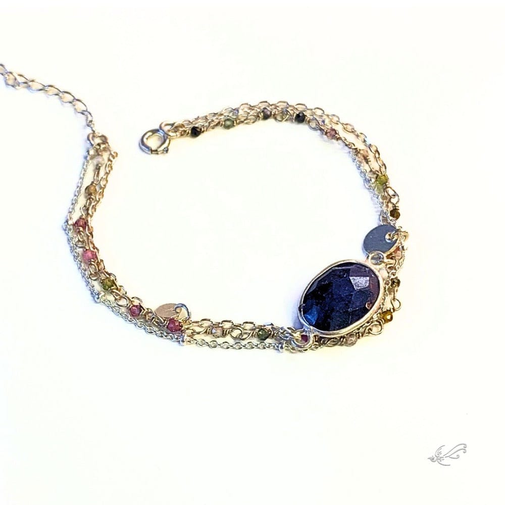 Bracelet en Pierres Naturelles et Argent 925 - Carina - Harmonie et équilibre -