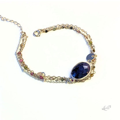 Bracelet en Pierres Naturelles et Argent 925 - Carina - Harmonie et équilibre -