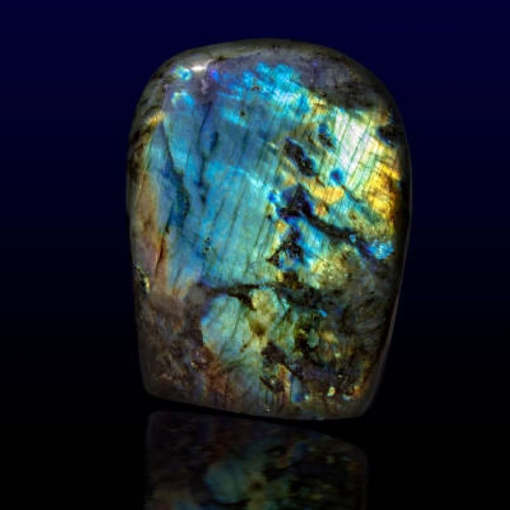 Bracelet Homme Labradorite, Onyx & Argent 925 - Protection & Équilibre