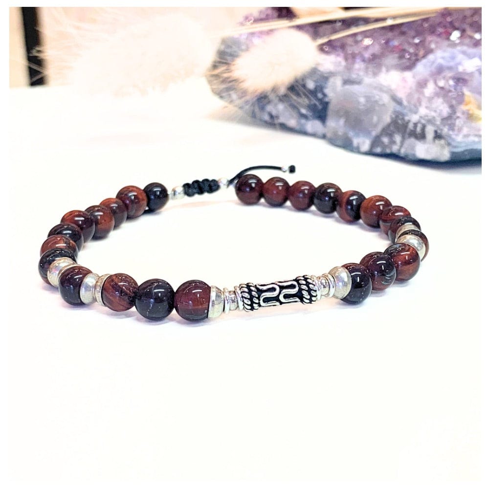 Bracelet Homme Oeil de Taureau et Argent 925 - Élégance et Protection