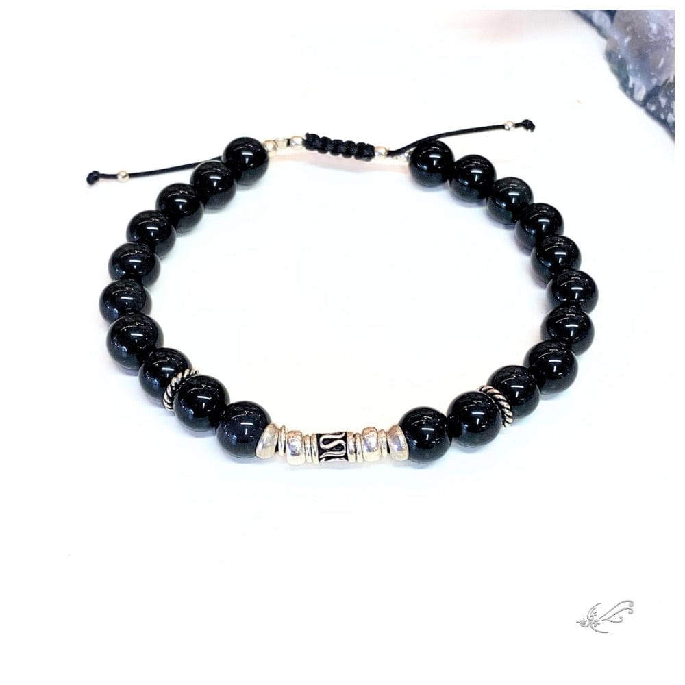 Bracelet Homme Onyx et Argent 925 - Force & Élégance