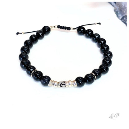 Bracelet Homme Onyx et Argent 925 - Force & Élégance