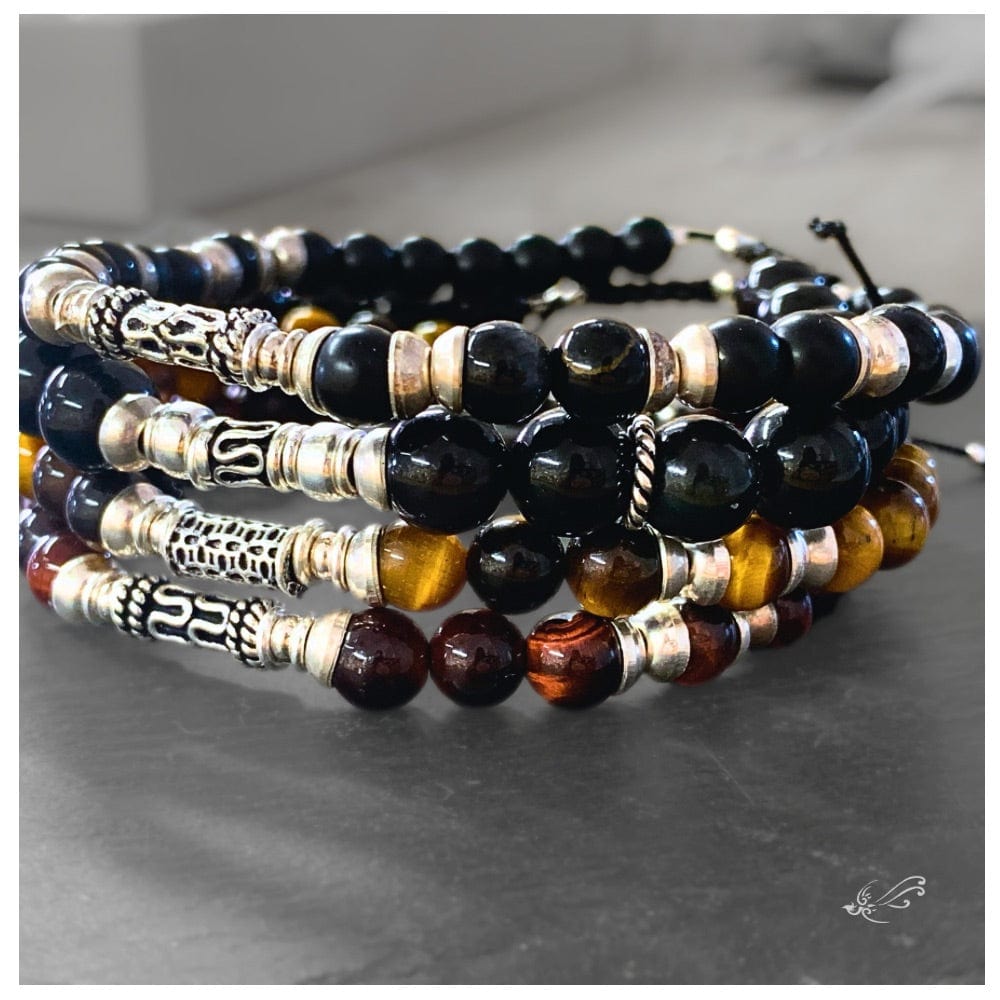 Bracelet Homme Onyx et Argent 925 - Force & Élégance
