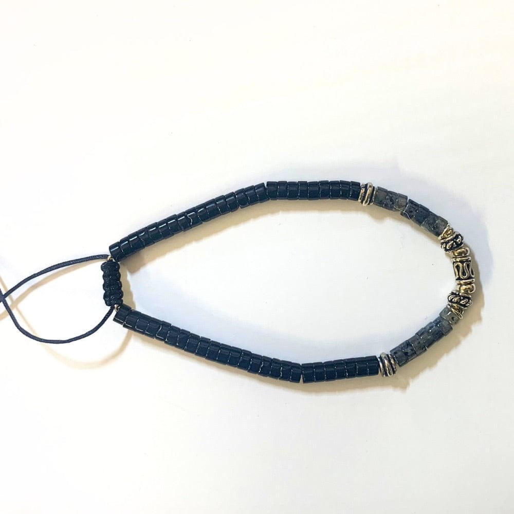 Bracelet Homme Onyx, Labradorite et Argent 925 - Alignement et élégance