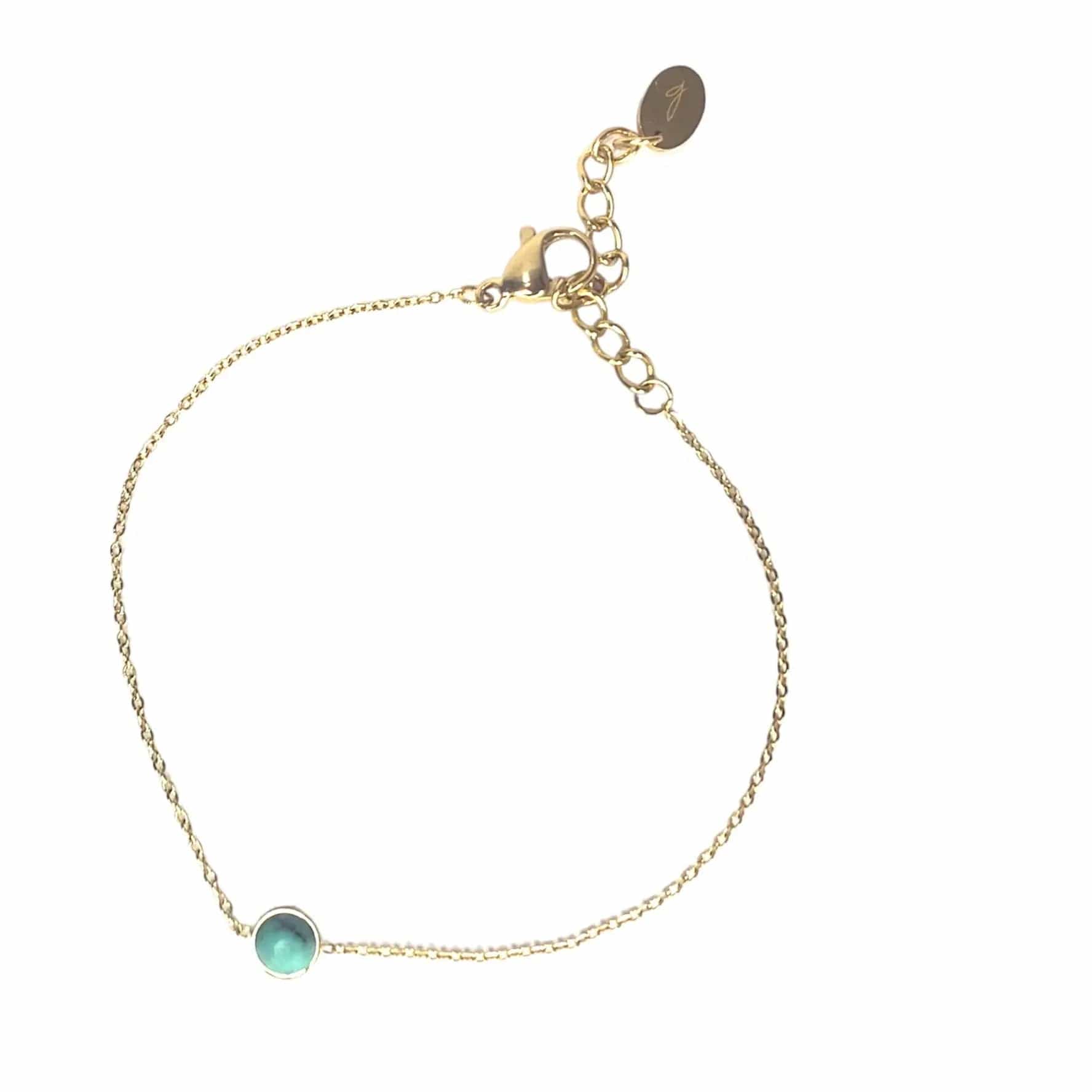 Bracelet Soho - byartmexbijoux Turquoise africaine