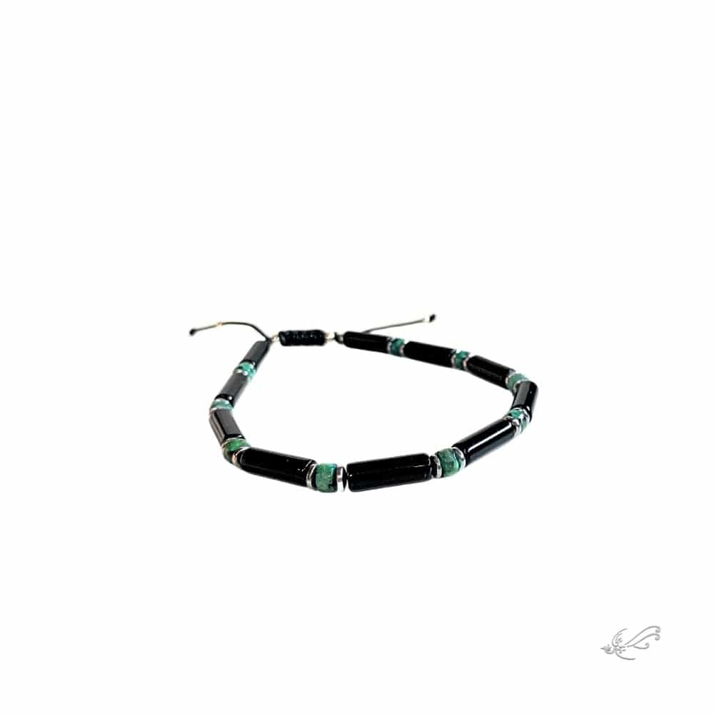 Bracelets Homme en Onyx, Turquoise, Amazonite, Hématite & Argent 925 – Collection Artisanale