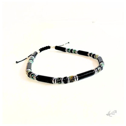 Bracelets Homme en Onyx, Turquoise, Amazonite, Hématite & Argent 925 – Collection Artisanale