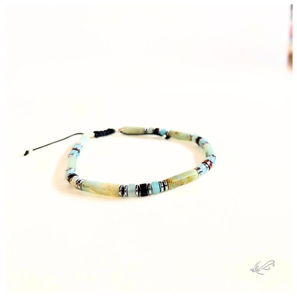 Bracelets Homme en Onyx, Turquoise, Amazonite, Hématite & Argent 925 – Collection Artisanale