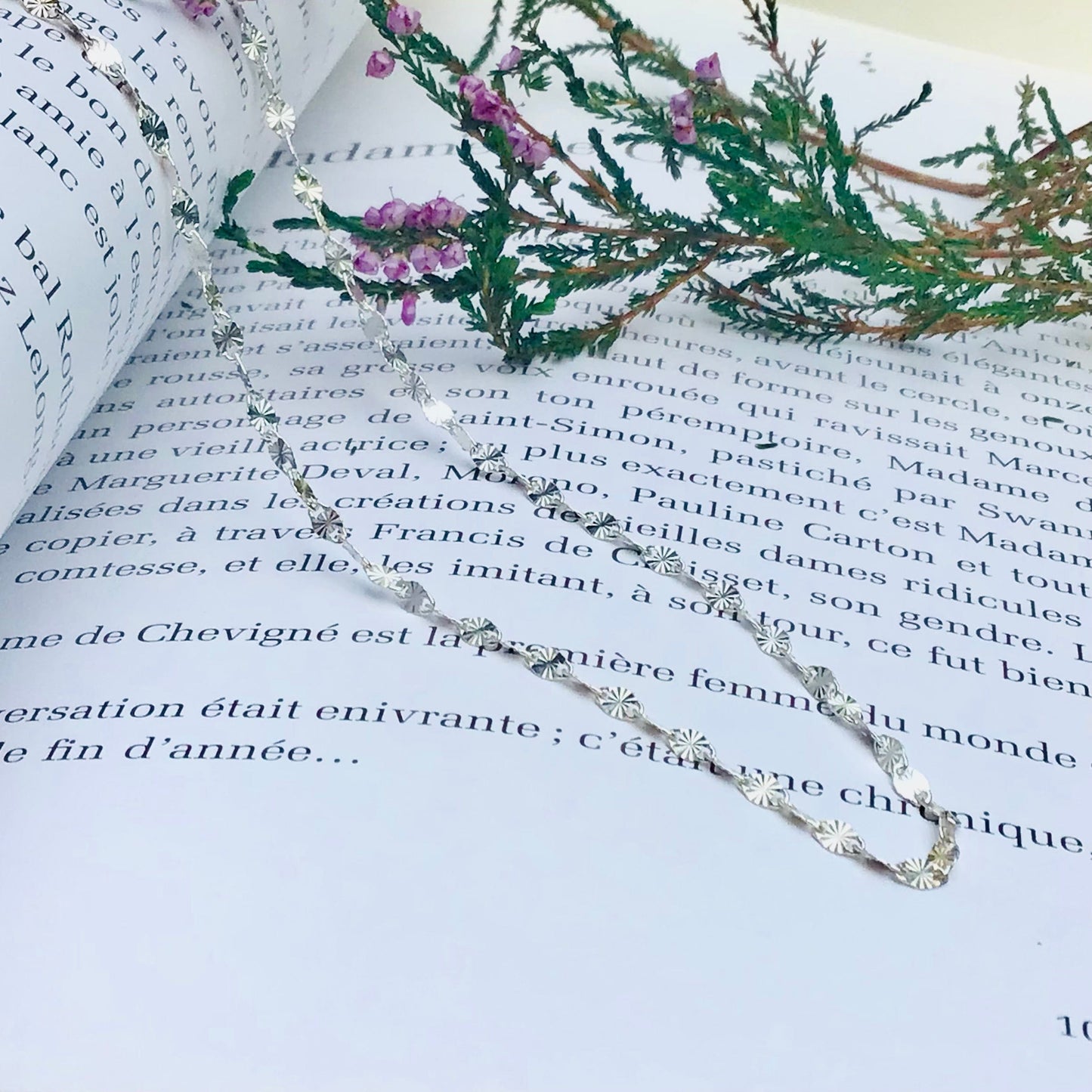 Chaîne en Argent 925 Maillon Soleil - Élégance Rayonnante - Byartmexbijoux