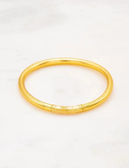 Joncs bouddhistes épais doré Byartmexbijoux