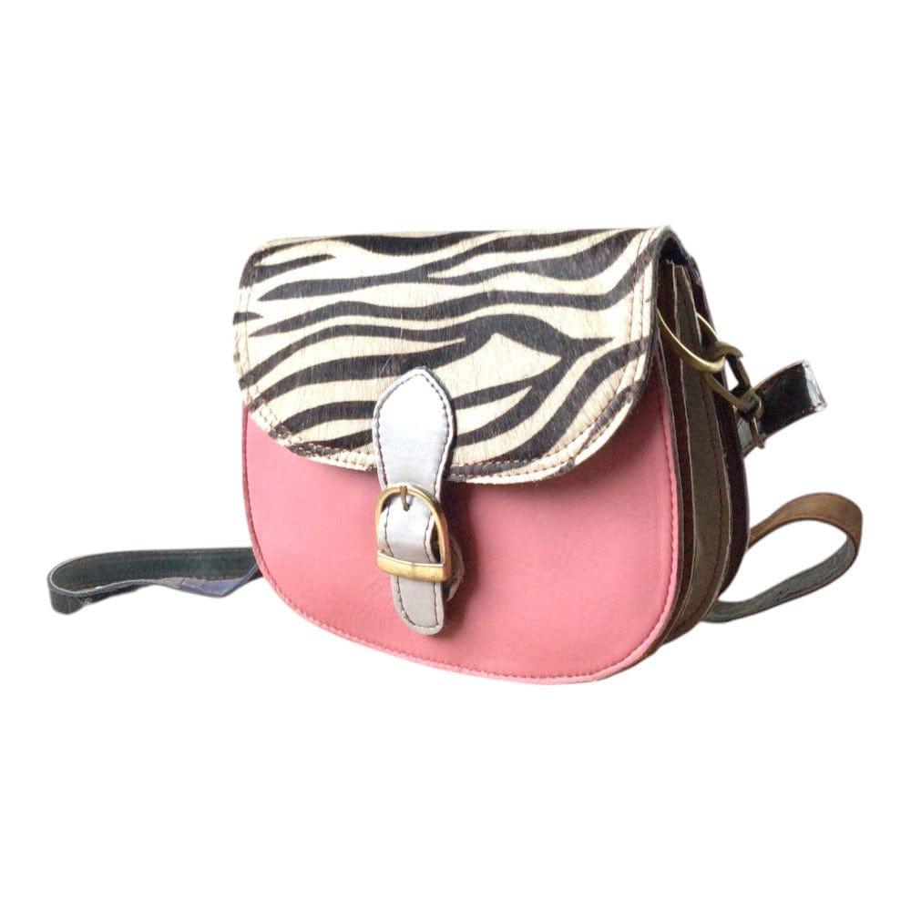 Mini Sac à main femme - Cuir Recyclé Multicolore - Jaipur Rose